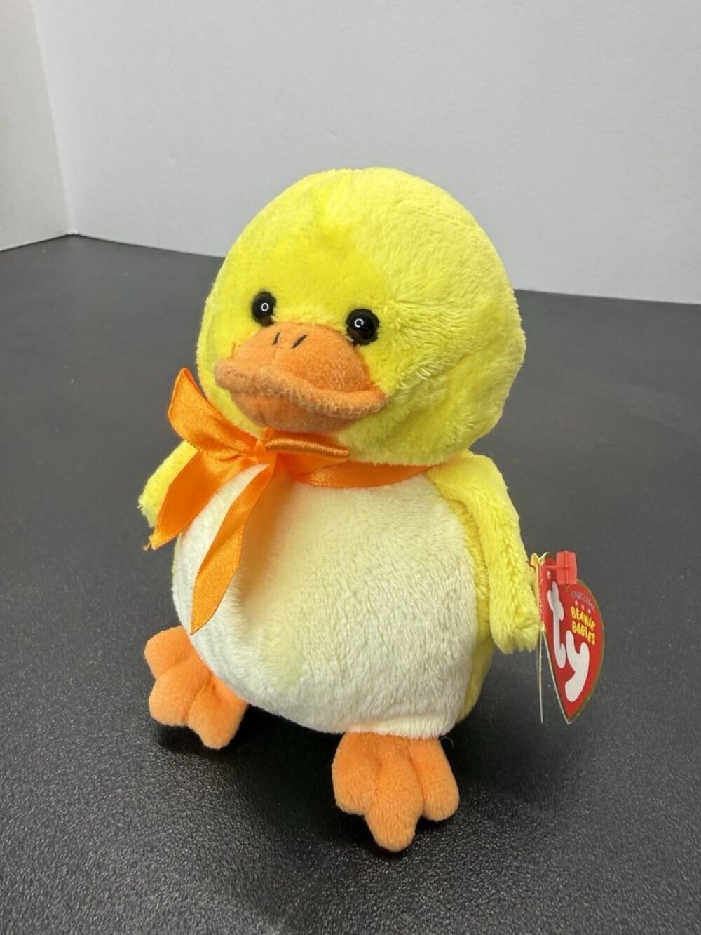 Ty Beanie Baby  Puddles the Duck 6" With Tags Plush Stuffed Animal Toy